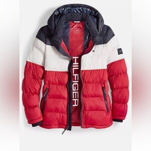 NWT Tommy Hilfiger Men's Tricolor Puffer Jacket